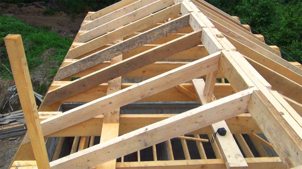 Стропильная система двускатной крыши - устройство, технология строительства