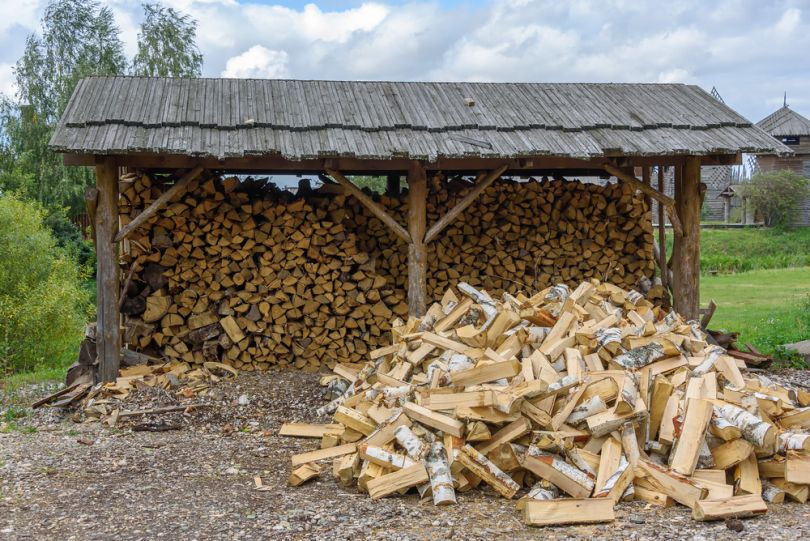 как хранить березовые дрова